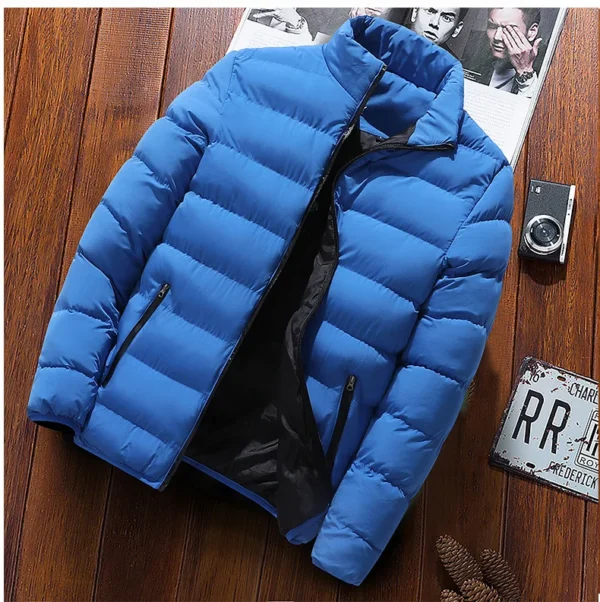 Autumn/Winter Men's Sports Cotton Coat New Warm Coat Thickened Stand Collar Cardigan Outdoor Padded Jacket Trend Men's clothing - Image 12