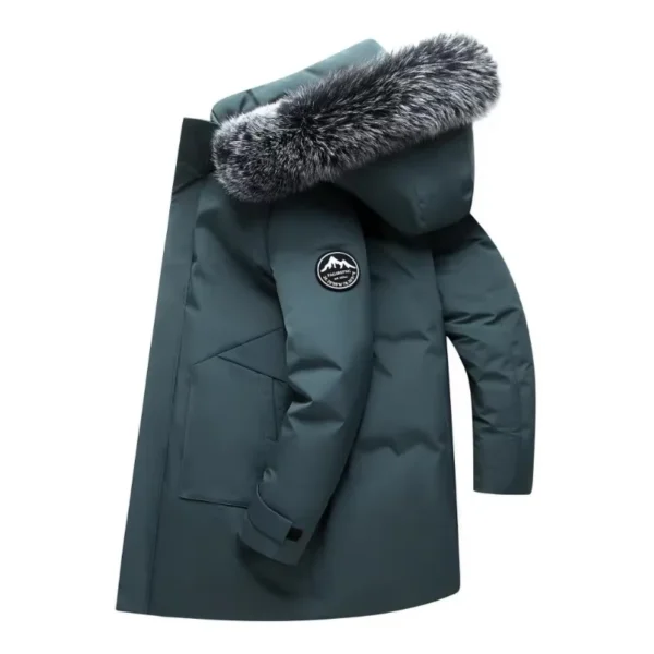 2027 XK Winter Jackets Hooded Casual Long Down Jackets Thicker Warm Parkas New Male Outwear Winter Coats Slim Jackets Size 4XL - Image 6