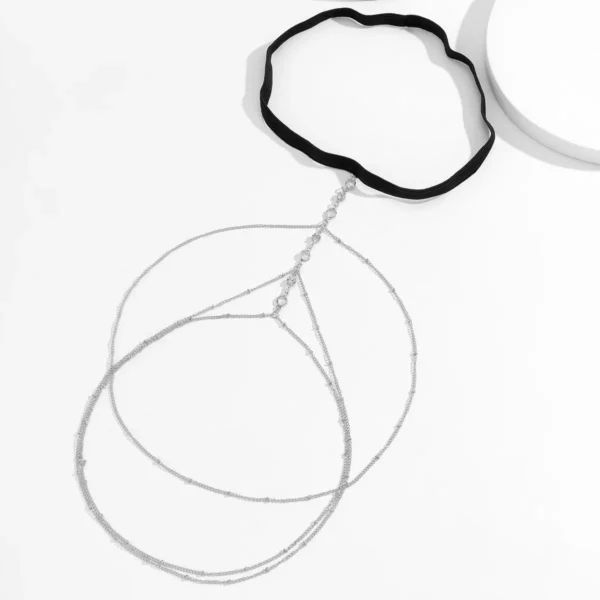 Boho Elastic Band Crystal Leg Thigh Chain for Women Summer Beach Sexy Tassel Multilayer Adjustable Body Jewelry Dress Decorate - Image 16
