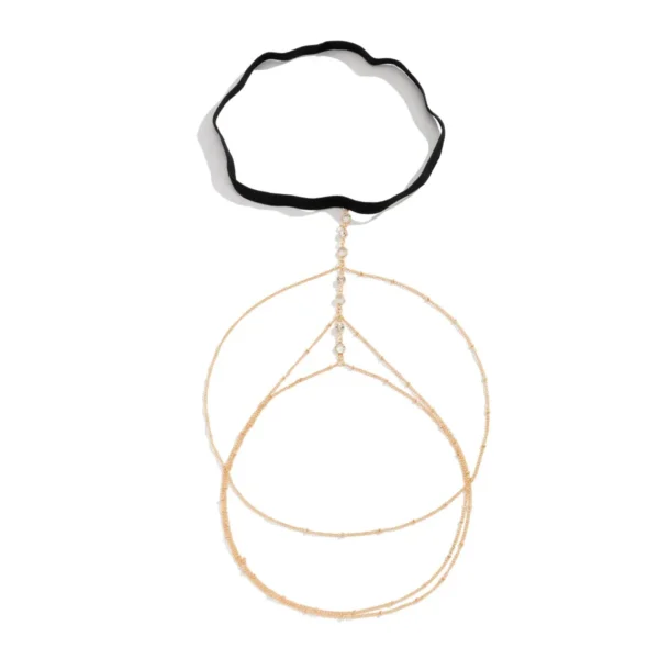 Boho Elastic Band Crystal Leg Thigh Chain for Women Summer Beach Sexy Tassel Multilayer Adjustable Body Jewelry Dress Decorate - Image 5